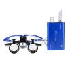 Lab 2.5X Binocular Loupes + 1W LED Headlight Lamp + Cloth Bag Color Blue view 4