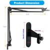 AceTaken MX Brio Webcam Wall Mount Stand Holder for Logitech MX Brio 4K Streaming Webcam, Brio 4K, Brio 500 501 Webcams view 4