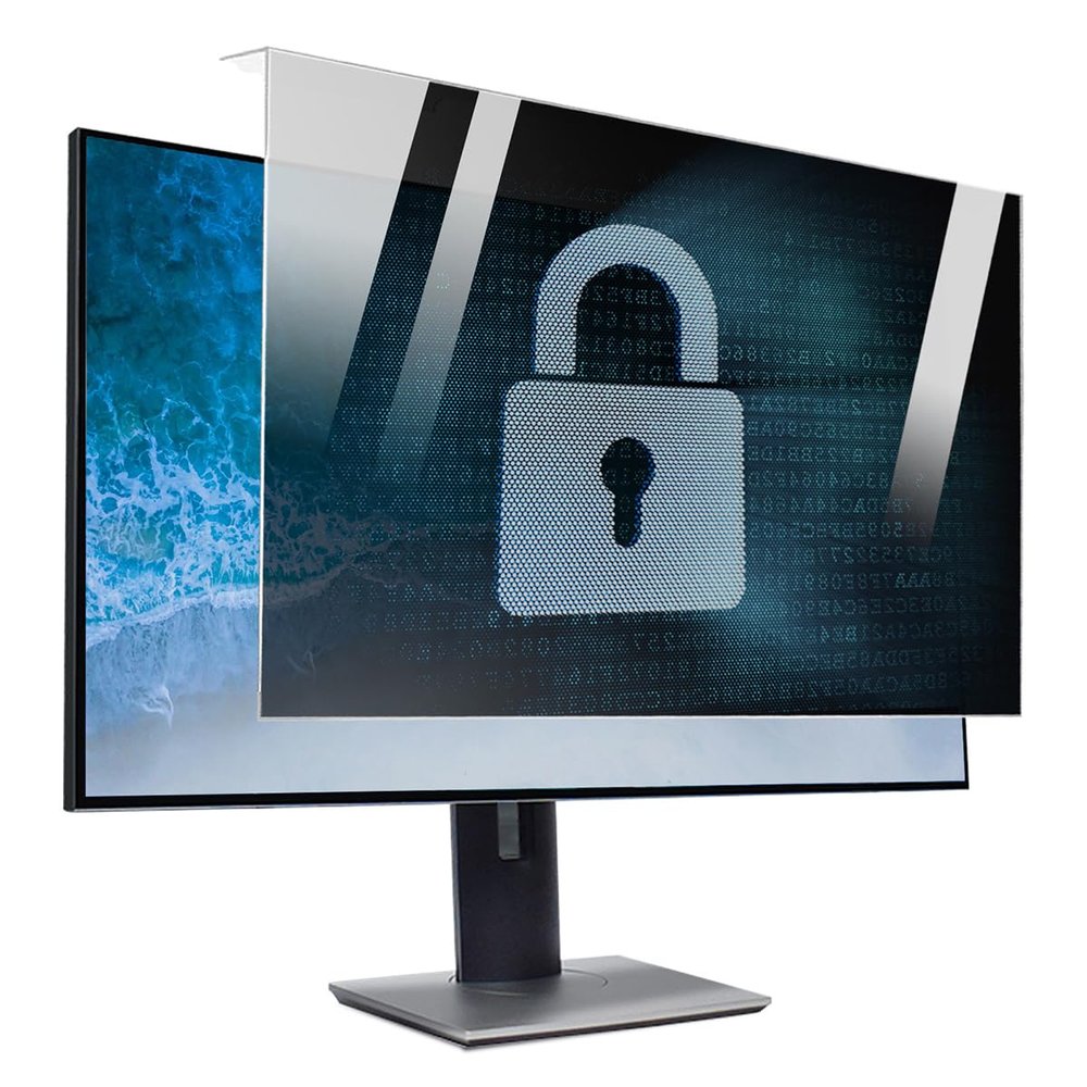 JC JCSKY 24 Inch Monitor Computer Privacy Screen Protector, Removable Acrylic Security Shield, Hanging Screen Display Protective Film,24" (16:10) (540mm*340mm)