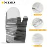 Pile of Books Oven Mitts and Pot Holders Set of 2 Heat Resistant Non-Slip Oven Gloves Hot Pads Waterproof Oven Mitten for Cooking Microwave BBQ Baking Grilling view 3