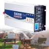 Eastnmythet 5000W Car Power Inverter, DC 12V 24V 48V 60V to AC 110V 220V Pure Sine Wave Power Inverter with Dual Sockets & LCD Display Screen,60V to 110V view 1