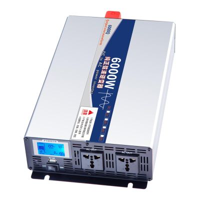 Eastnmythet 6000W Power Inverter Voltage Converter with LCD Display & 2 AC Outlets, DC to AC Voltage Converters Pure Sine Wave RV Inverter,48V to 110V