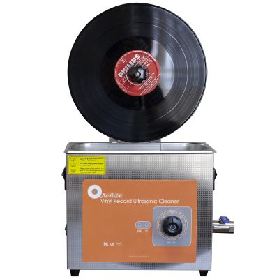Dntum Ultrasonic Vinyl Record Cleaner, 4L Ultrasonic Vinyl Record Cleaner with Heating Function, 12 inch Vinyl Record Washing Cleaning Machine w/ 1-60min Timer, 0-100,No Heating