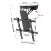 Electric TV Ceiling Mount - Tv Wall Mount, Motorized Flip Down TV Roof Ceiling Mount, Fits Most 50-70/50-90 Inches, with Remote Control and Switch Control, 0-85 Fold Down Stand,(50-90inch TV)(50-90in view 2