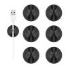 5/10/20Pcs Car Wire Tie Clip Fixer Organizer Black Clamp Cord Cable Line Holder Computer USB Line Fastener Auto Home Accessories(20pcs) view 3