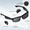 Grofulor Smart Glasses, Polarized Bluetooth Sunglasses with Built-in Mic & Speakers, Open Ear, Voice Assistant, UV Protection (LV-M8 Pro) view 4