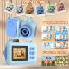 Kids Camera Instant Print, Christmas Birthday Gifts Toys for Girls Boys Age 4 5 6 7 8 9 10 11 12 Years Old,1080P HD Dual Lens Selfie Digital Camera with 5 Rolls Print Paper Stickers Pens 32G Card view 2