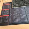 Shortcut Mousepad, Mouse Pad, Cheat Sheet Desk Pad, Mousepad, Rubber Sole Stitched Edge Excel Mouse Pad, Excel Shortcut Mat for Home(E,35.4-*15.7 * 0.12inch) view 2