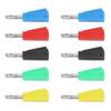 10pcs P3002 4mm Plated Speaker Banana Plug Connector Test Probe Binding Post Probe Stackable Banana Plugs view 1