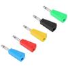 10pcs P3002 4mm Plated Speaker Banana Plug Connector Test Probe Binding Post Probe Stackable Banana Plugs view 2