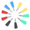 10pcs P3002 4mm Plated Speaker Banana Plug Connector Test Probe Binding Post Probe Stackable Banana Plugs view 3