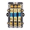 3 Distribution Block Car Audio 24V 60A Car Auto Stereo Audio Circuit Blade Holder Box Block 1 in 3 Ways Out view 4