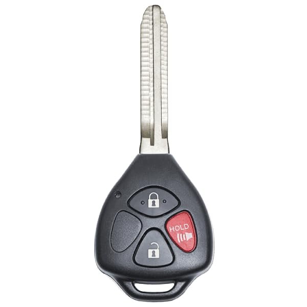 Replacement Keyless Remote Head Key Fob Compatible with Yaris 2010 FCC MOZB41TG Part Number 89070-21120 8907021120