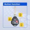 Replacement Keyless Remote Head Key Fob Compatible with Yaris 2010 FCC MOZB41TG Part Number 89070-21120 8907021120 view 2