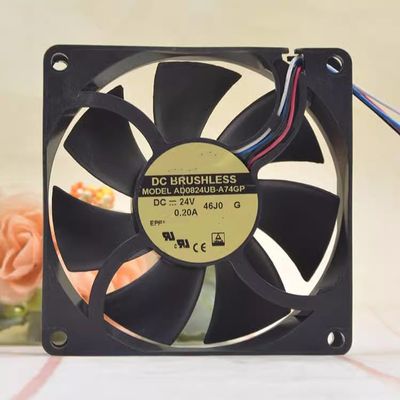 for 24V 0.20A 8025 AD0824UB-A74GP 8CM Motherboard PWM Speed Regulation high air Volume Fan