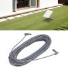 Diydeg Internet Cable 30FT Replacement, Supports 1200M Protocol Heat Cord, Rectangular Satellite V2, Cable Extension with End Caps for view 2