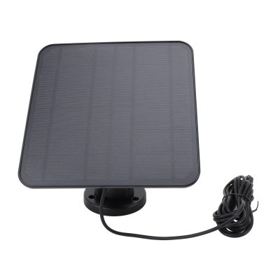 Goshyda Solar Panel for Security Camera, 6V 5W IP65 Solar Panel with 9.8ft Charging Cable, Fit for Pro 4 Pro 5S Pro 3 Camera, for Ultra 2 Cameras