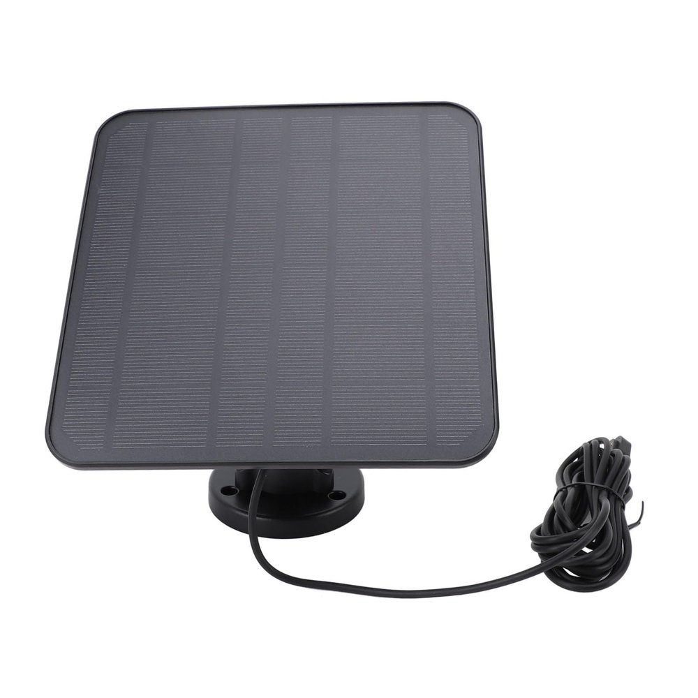Goshyda Solar Panel for Security Camera, 6V 5W IP65 Solar Panel with 9.8ft Charging Cable, Fit for Pro 4 Pro 5S Pro 3 Camera, for Ultra 2 Cameras