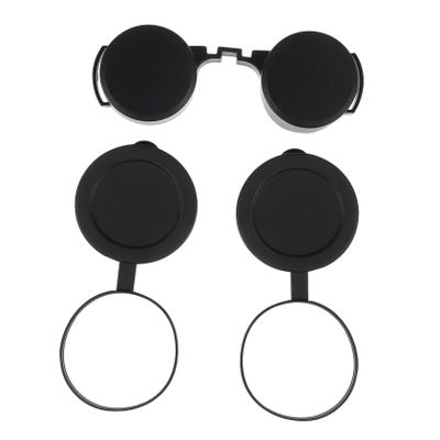 GAROZATION 3pcs Rubber Objective Lens Cover for Binoculars Scratch Eyepiece Caps Compact Telescope Accessories Durable Lightweight Design for Easy Carrying