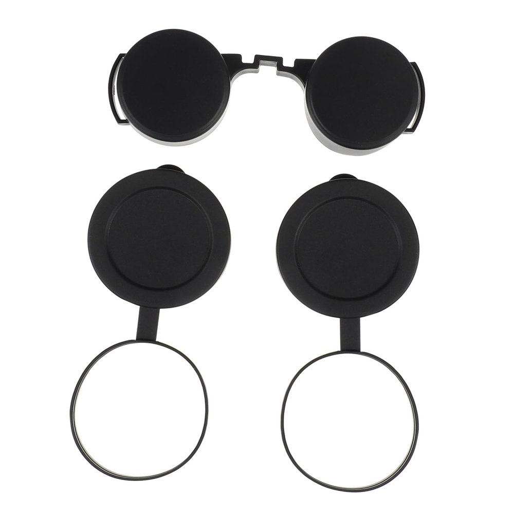 GAROZATION 3pcs Rubber Objective Lens Cover for Binoculars Scratch Eyepiece Caps Compact Telescope Accessories Durable Lightweight Design for Easy Carrying