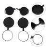 GAROZATION 3pcs Rubber Objective Lens Cover for Binoculars Scratch Eyepiece Caps Compact Telescope Accessories Durable Lightweight Design for Easy Carrying view 3