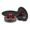 DS18 PRO-X6BM Loudspeaker - 6.5", Midrange, Red Aluminum Bullet, 500W Max, 250W RMS, 8 Ohms - Premium Quality Audio Door Speakers for Car or Truck Stereo Sound System - 2 Speakers (Renewed) view 1