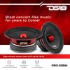 DS18 PRO-X6BM Loudspeaker - 6.5", Midrange, Red Aluminum Bullet, 500W Max, 250W RMS, 8 Ohms - Premium Quality Audio Door Speakers for Car or Truck Stereo Sound System - 2 Speakers (Renewed) view 3