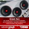 DS18 PRO-X6BM Loudspeaker - 6.5", Midrange, Red Aluminum Bullet, 500W Max, 250W RMS, 8 Ohms - Premium Quality Audio Door Speakers for Car or Truck Stereo Sound System - 2 Speakers (Renewed) view 4