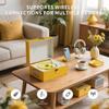 Yintiny Rechargeable Leather CD Player with Speakers; Bluetooth Transmitter; Festival Gift; BGM Player for Home Dcor (Yellow) view 2