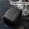 Gitaobac Waterproof Hard Case fits Mini Dish Kit for Starlink Mini, Kickstand, Pipe Adapter, Power Supply, Cables, Ethernet Cables & More, Durable Foam - Dual Layer Shock view 2