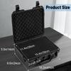 Gitaobac Waterproof Hard Case fits Mini Dish Kit for Starlink Mini, Kickstand, Pipe Adapter, Power Supply, Cables, Ethernet Cables & More, Durable Foam - Dual Layer Shock view 3