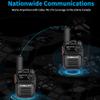 Global-PTT 2-Pack Nationwide Long Range Walkie Talkie, 4G LTE Nationwide Coverage Handheld PoC Radios with Pre-Installed SIM Cards - Includes 1 Year Data Service (Black) view 3