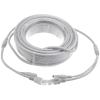 5M/10M/15M/20M/30M Optional Gray CAT5/CAT-5e Ethernet Cable RJ45+DC Power CCTV Network LAN Cable for System IP Camera(40M) view 1