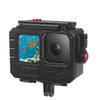 80M/262FT Waterproof Aluminum Case for Gopro Hero12 Black/Hero11 Black/Hero10 Black/Hero9 Black,Multi-Functional 1/4 and 3/8 Extension Hole, Underwater Diving Housing Shell for Gopro view 1