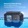 80M/262FT Waterproof Aluminum Case for Gopro Hero12 Black/Hero11 Black/Hero10 Black/Hero9 Black,Multi-Functional 1/4 and 3/8 Extension Hole, Underwater Diving Housing Shell for Gopro view 3