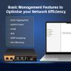keepLiNK 6 Port 2.5G Web Smart Managed Ethernet Switch with 5 x 2.5G Base-T Ports, 1 x 10G SFP+, Static Aggregation, QoS/VLAN/IGMP, Metal Housing Fanless, Desktop/Wall-Mount view 4