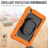 AHPSNGPV Heavy Duty Shockproof TPU Case Compatible with iPad Air 11inch 2024 Kids Case,360 Degree Rotating Handle Stand Bracket W Screen Protector+Shoulder Strap(Green) view 4