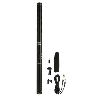 Tinsea HTDZ HT-81 Condenser Interview Microphone Photography Shotgun Mic for Video Camcorders DSLR DV Camcorder 14 inches/36cm Camera Microphone with 8 Meters XLR Cable