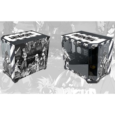 Computer Cases, Mid-Tower PC Gaming Case M-ATX/ITX - Front I/O USB 3.0 Port - 3 Sided Glass - 9 Fan Installation Position - Water Cooling Installation Ready