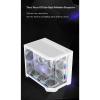 Computer Cases, Mid-Tower PC Gaming Case M-ATX/ITX - Front I/O USB 3.0 Port - 3 Sided Glass - 9 Fan Installation Position - Water Cooling Installation Ready view 2