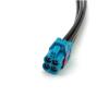 Aoikknuw Mini Fakra 4 in 1 Z Code Female Jack to Fakra Female Four Ports Vehicle LVDS Cable RF Coaxial Extension RG316 CableCompatible with Rosenberger 5Meter view 2