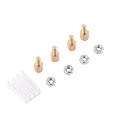 5A high Efficiency DC to DC Module, Low Ripple, Adjustable, for Voltage Conversion, with Voltmeter, for Convenient Connection, Includes Heat Sink, 60 * 36 * 18mm