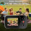 Asixxsix Digital Camera, 72MP 2.5K Dual Screen Vlogging Camera, 16X Digital Zoom Digital Camera, Autofocus Vlogging Camera, 750mAh Anti Shake Compact Camera for Teens Adult Beginner Kids view 2