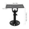 Diydeg Speaker Wall Mounts, Adjustable Speaker Stand Wall Holder, 88Lbs Load Sturdy Iron Speaker Mounts for Bookshelf Speakers, Surround Sound Speakers, from 3 Inch to 12 Inch view 4