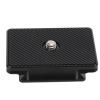 Aluminum Alloy Camera Quick Release Plate, 1/4 Inch Screw, Non Slip Pad, Lightweight, Compact, for Tripod Mount, Quick Release Board, Camera Screw, Camera Mount view 1