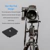 Aluminum Alloy Camera Quick Release Plate, 1/4 Inch Screw, Non Slip Pad, Lightweight, Compact, for Tripod Mount, Quick Release Board, Camera Screw, Camera Mount view 2