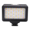 Underwater Lights, 5W 2500-9000K 130 ft Diving Light LED Video Light, 120 Beam Angle 48 LEDs Dive Light with 1/4In Adapter, Cold Shoe Interface, for Action Camera view 1