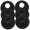BEBEMOKO 6pcs Webcam Covers Ultra-Thin Privacy Camera Lens Protectors for Laptop and Phone Durable Material Stylish Round Design Easy Slide Mechanism Black view 1