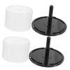 Angoily 2pcs Portable Dvd Storage Holder Empty Cd Storage Bucket for up to Discs Sturdy Containers for Moisture and Easy Organization view 1