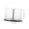 Angoily 2pcs Portable Dvd Storage Holder Empty Cd Storage Bucket for up to Discs Sturdy Containers for Moisture and Easy Organization view 2